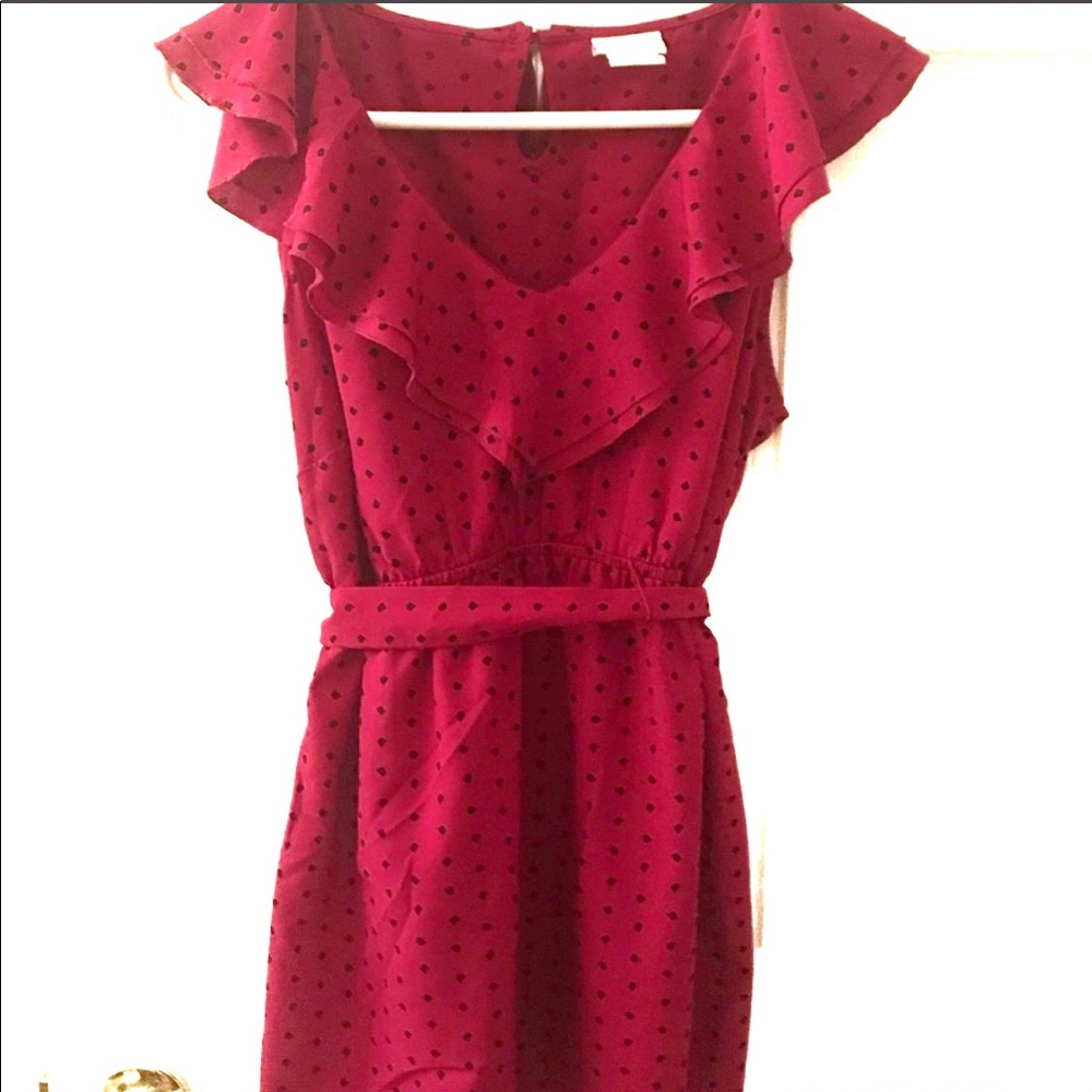 Maternity ruffle pink shirt